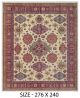 8' X 9' Kazak Wool Hand Knotted Rug 539335